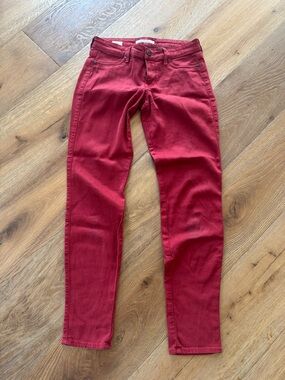 Rich & Skinny Women's Red Slim Jeans 27
